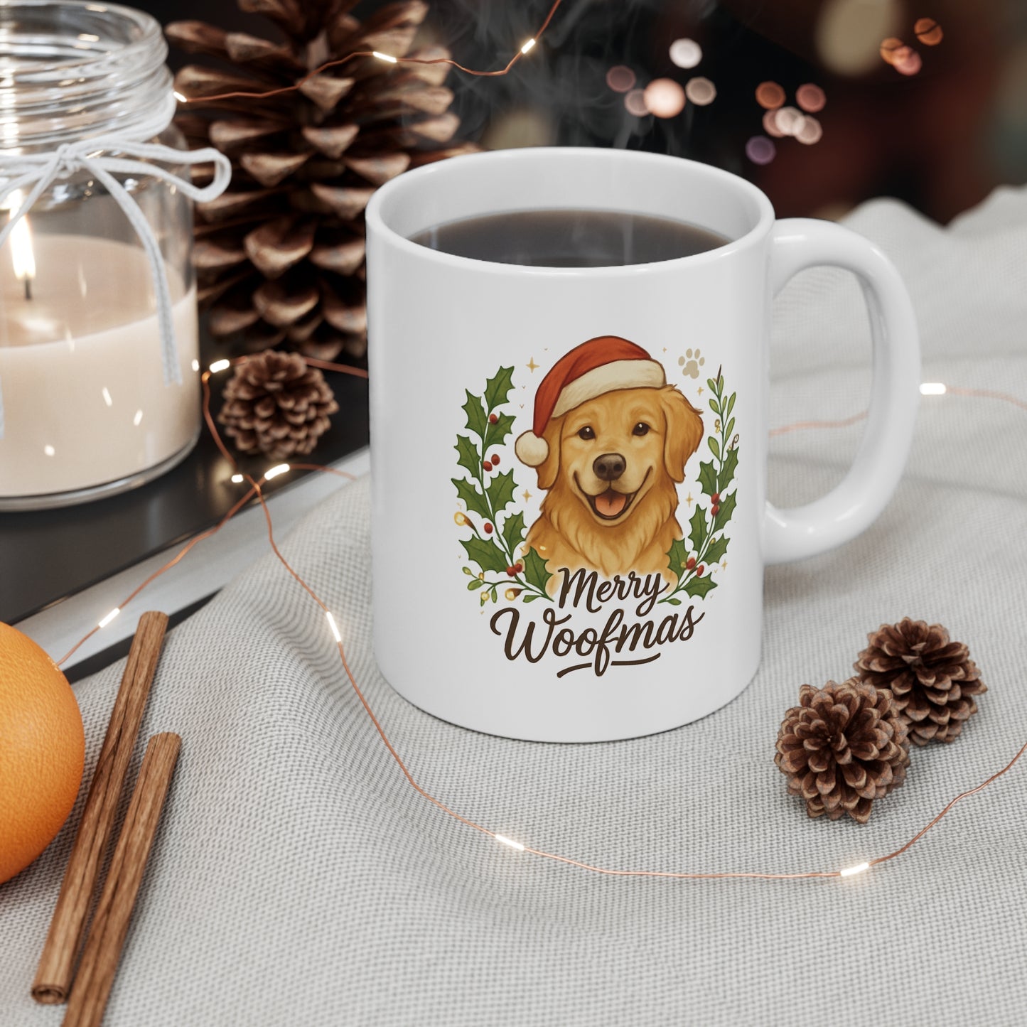 Merry Woofmas Christmas Mug