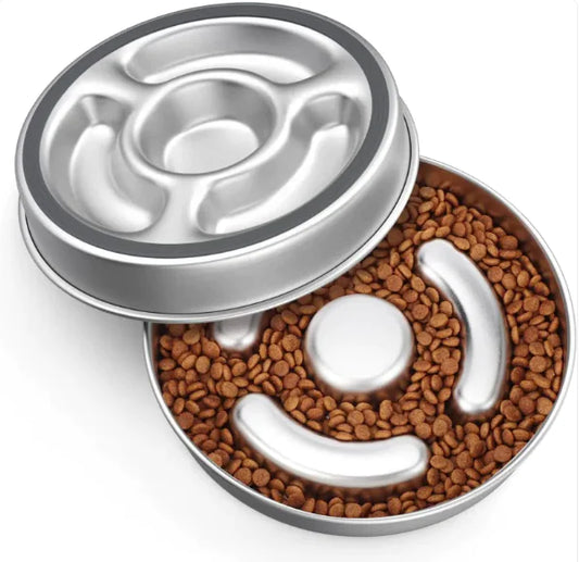 SteelFlow Slow Feeder Bowl