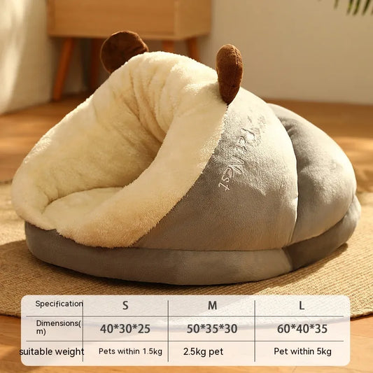 CozySlipper Winter Pet Bed